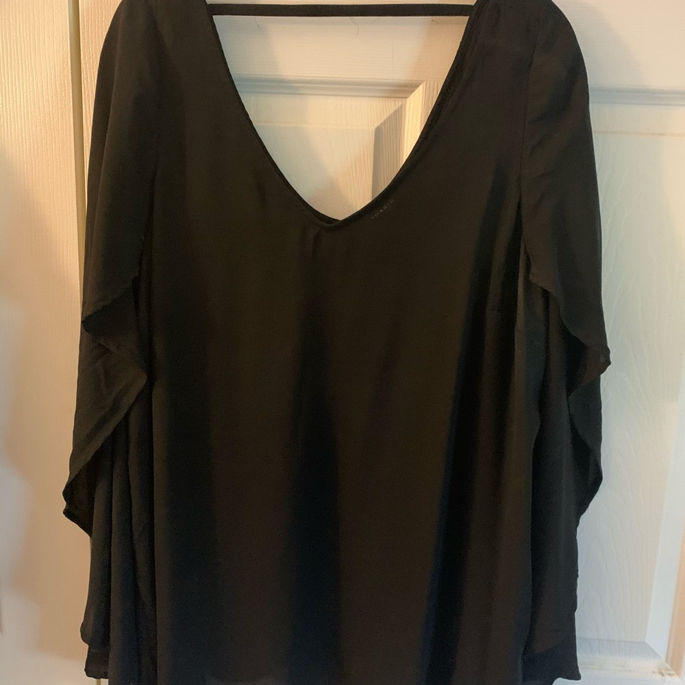 Black Cape like Torrid Top